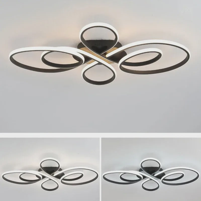 Moderne LED Plafondlamp met Afstandsbediening - Dimbare Plafondverlichting voor Woonkamer
