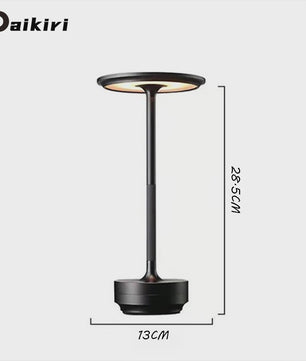 Draadloze Sfeerverlichting Tafellamp - Aluminium LED, Dimbaar & Oplaadbaar
