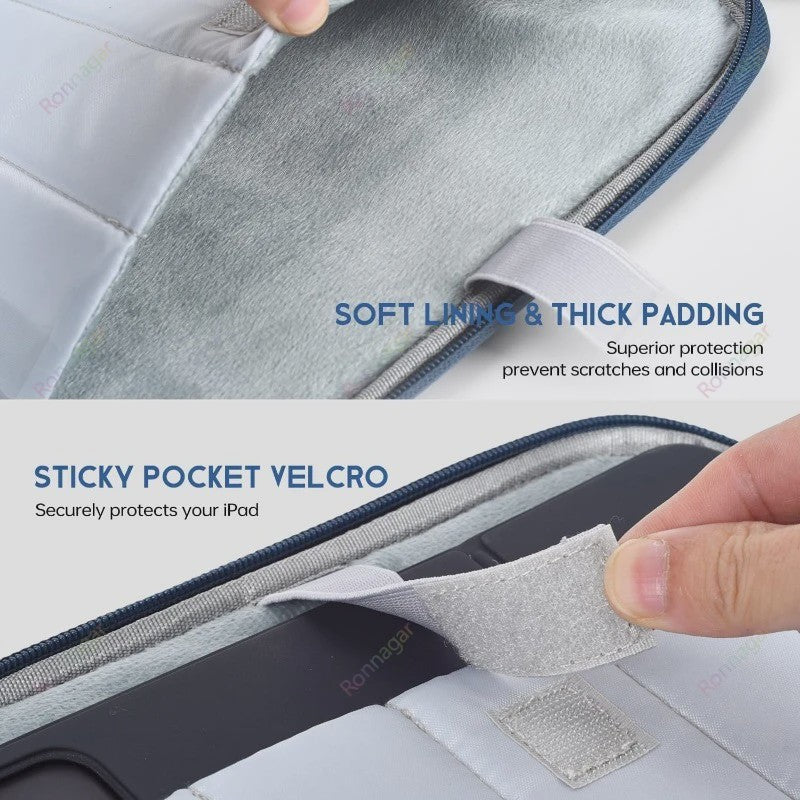 13 Inch Laptop Sleeve & Tas - Beschermhoes voor MacBook Air/Pro, Travel Case