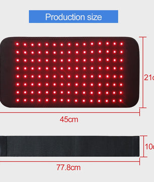 3-in-1 LED Infrarood Therapie Body Pad - Draagbare Wrap voor Rug, Schouder, Taille - 660/850 NM