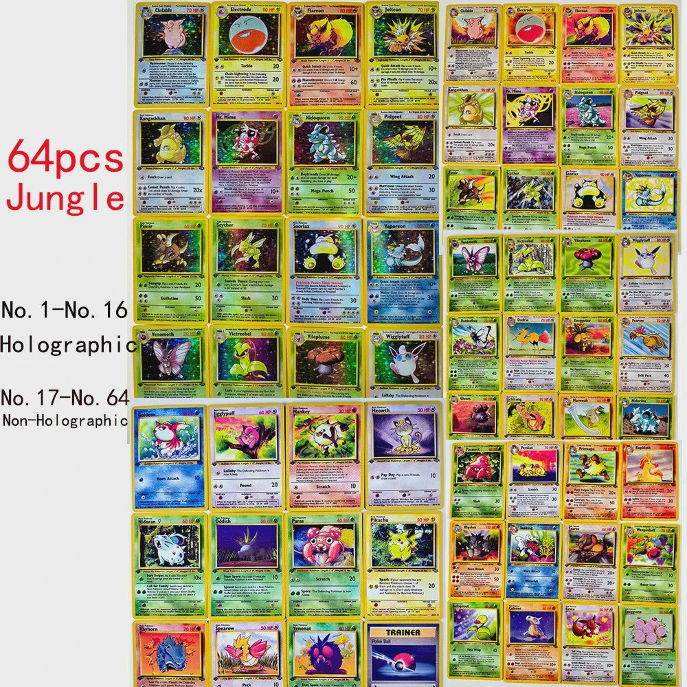Verzamelkaarten: Base, Jungle, Fossil, Neo, Gym - Complete Collectie