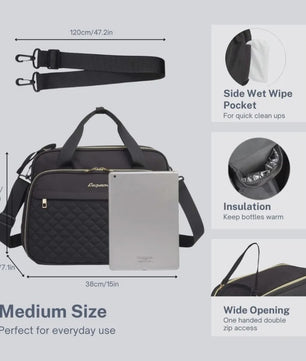 Baby Luiertas Crossbody & Schoudertas - Ruim & Praktisch voor Onderweg