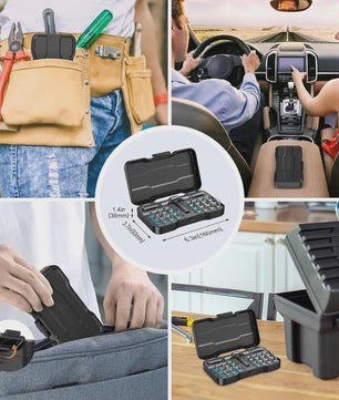 24-in-1 Multifunctionele Ratel Schroevendraaierset met Magnetische S2 Bits - Ideaal voor Doe-het-zelf en Huishoudelijke Reparaties
