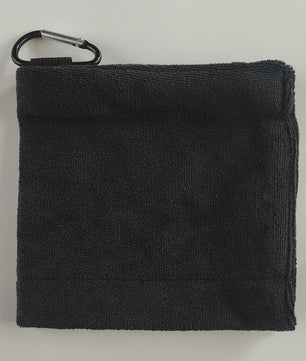 Golf Handdoek 14x14cm met Karabijnhaak - Hoge Waterabsorptie & Zweetbestendig