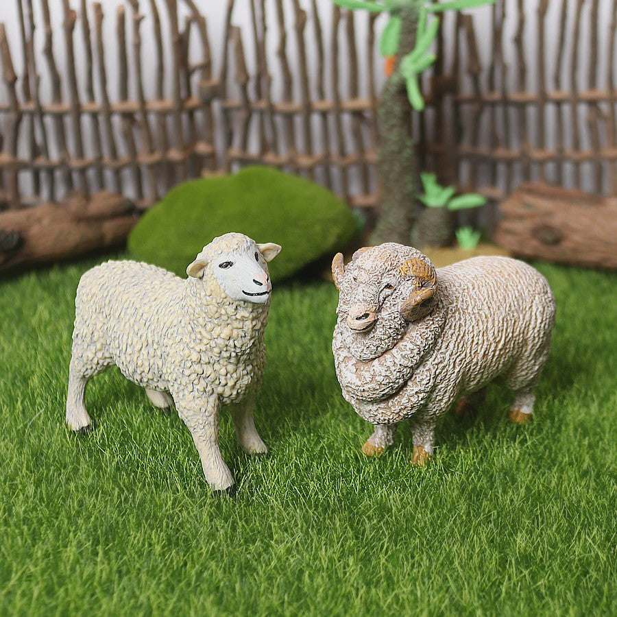 Realistische Boerderij- en Wilde Dierenfiguren: Schapen, Geiten, Antilopen & Meer - Cadeau Speelgoed
