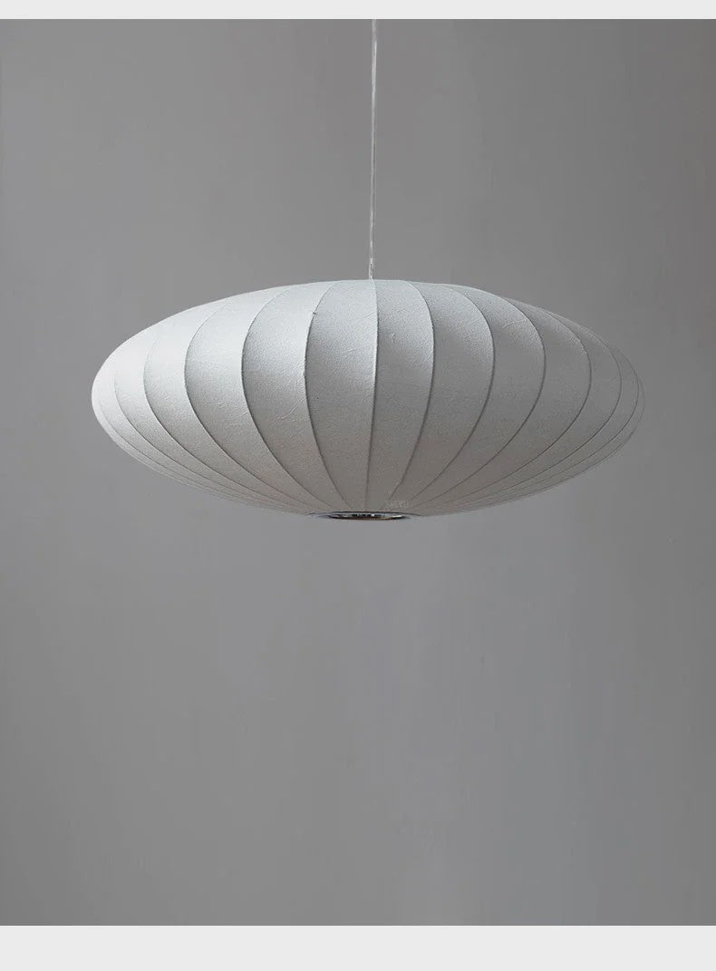 Wabi Sabi Zijden Hanglamp - Sfeervolle Plafondlamp voor Woon- en Eetkamer