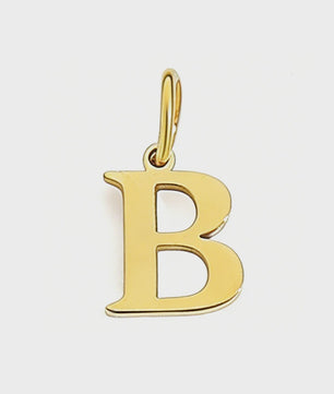 Gouden Initiaal Bedel - Roestvrij Staal - DIY Ketting Bedeltje A-Z