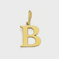 Gouden Initiaal Bedel - Roestvrij Staal - DIY Ketting Bedeltje A-Z