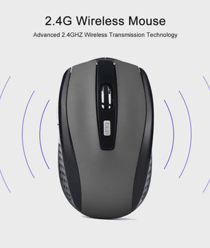 Draadloze Muis 2.4Ghz - Slim, Stil & Ergonomisch met Instelbare DPI voor PC/Laptop