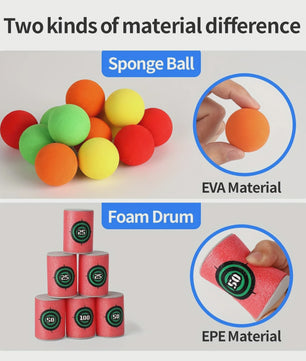 Soft Bullet Boogschietspel voor Kinderen - Educatief Oefenspeelgoed met Doelen
