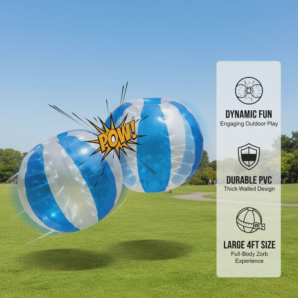Opblaasbare Bumperbal 1.2m Diameter - Dik PVC | Leuk voor Spelletjes & Feesten