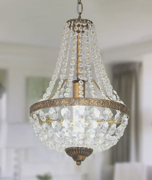 Luxe Kristallen Kroonluchter Hanglamp - Retro Design voor Woonkamer & Eetkamer