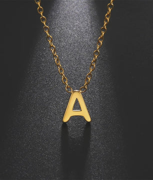 Ketting met Initiaal Letter A-Z - Elegante RVS Hanger Ketting voor Dames