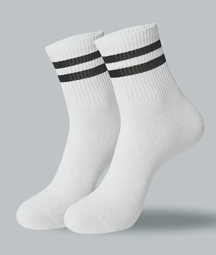 10/20 Paar Gestreept Casual Sokken Heren Dames - Ademend, Geurbestendig & Zweetabsorberend