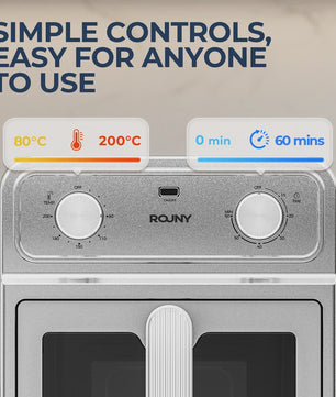 Ruime Airfryer Oven (6.5L) - Perfect voor Gezonde Maaltijden en Babyvoeding