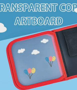 Herbruikbaar Tekenboek voor Kinderen - Inclusief 12 Kleurpotloden