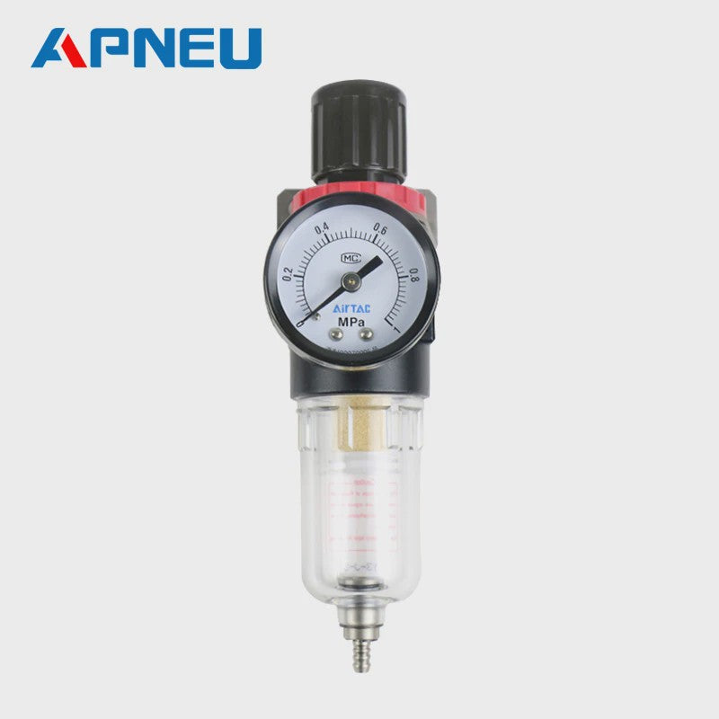 AFR2000 Pneumatische Compressor Luchtfilter & Drukregelaar met Olie/Waterafscheider
