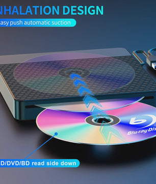 Externe Blu-ray Drive met USB 3.0 & Type-C: Slot-in BD Brander voor Laptops