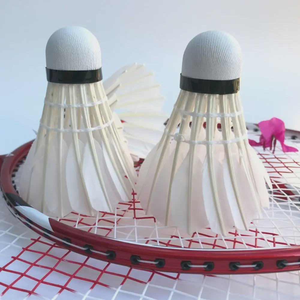 Set van 3, 6 of 12 Duurzame Badminton Shuttles - Pro Training & Outdoor Sport