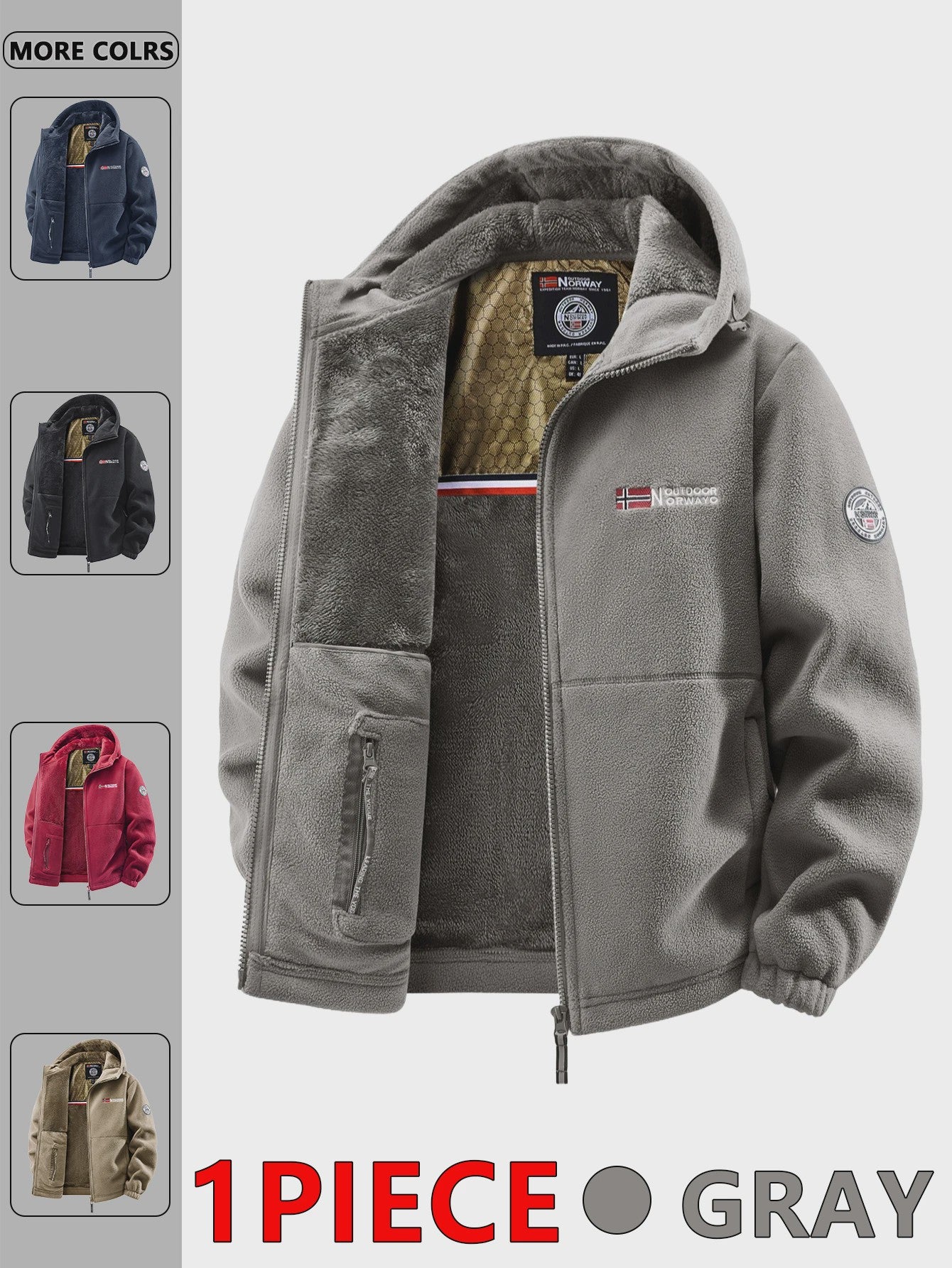 Heren Outdoor Jas met Capuchon - Veelzijdige Winterjas voor Dagelijks Gebruik en Reizen