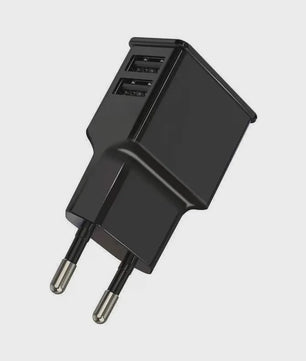 Universele Dual USB Reisadapter EU Stekker 5V - Laad Al Je Apparaten Snel Op