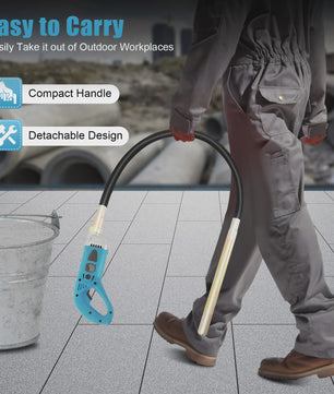 1300W Handzame Beton Vibrator met 1.5/2m Staaf - Krachtig en Efficiënt