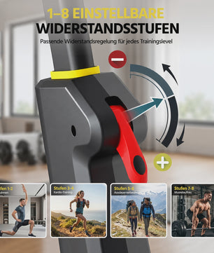 Indoor Hometrainer Fiets met Smart APP & LCD Display - Stil & Verstelbaar