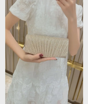 Glitter Avond Clutch Tas met Afneembare Ketting - Elegant & Feestelijk