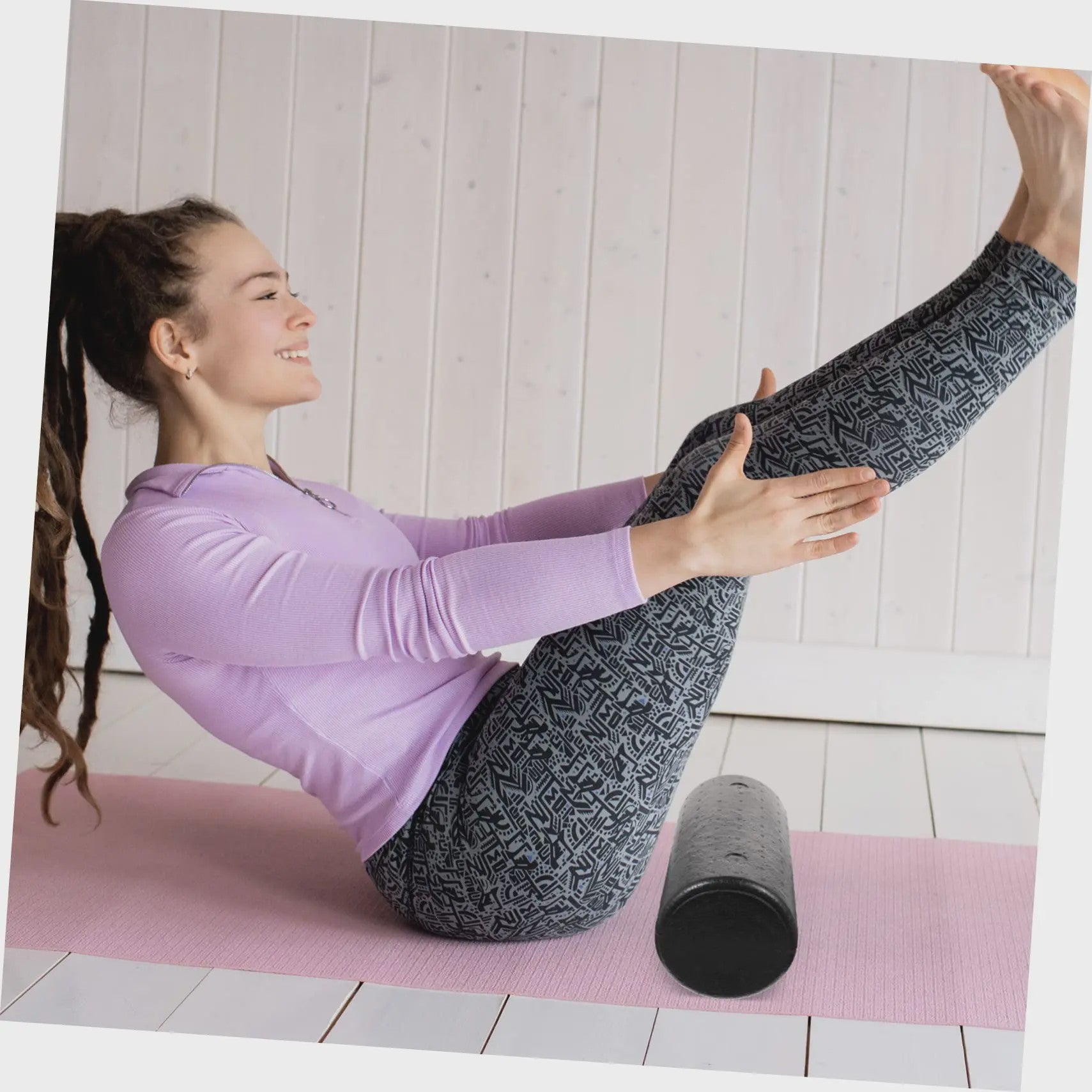 EPP Foam Roller voor Yoga, Pilates & Fitness - Verlicht Spierpijn
