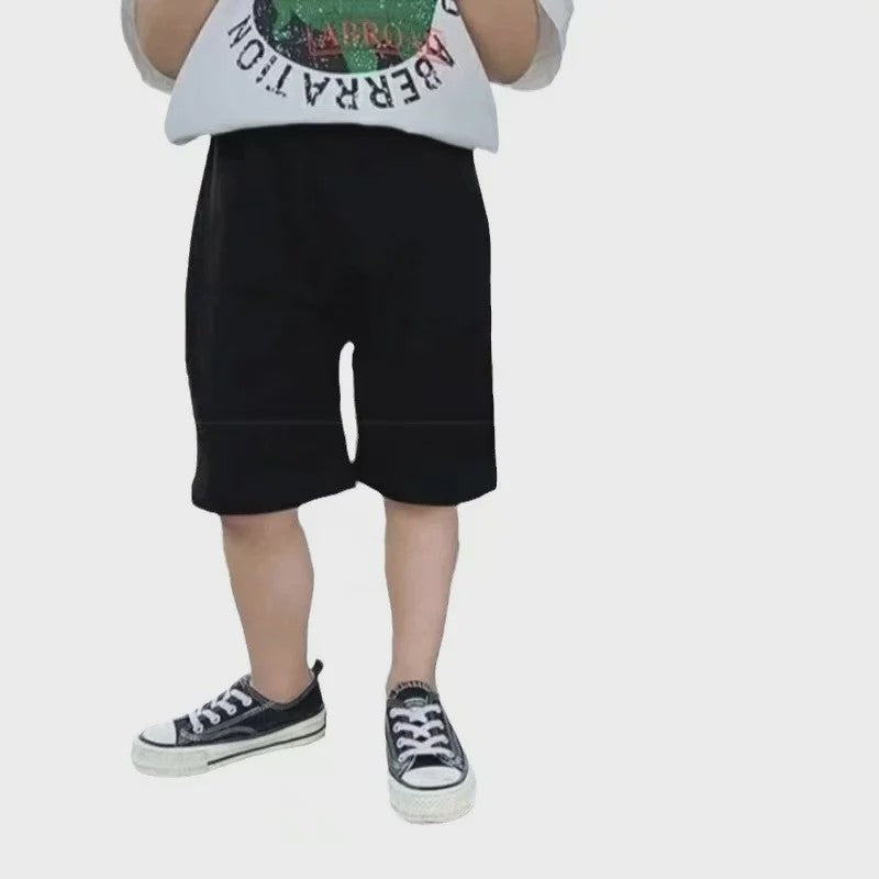 Comfortabele Kinder Shorts Jongens - Katoen, Elastische Taille, Knie lengte (3-14 jaar)