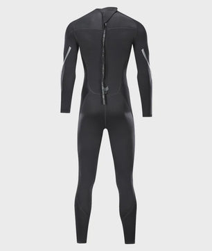 Heren 3mm Neopreen Wetsuit - Lange Mouwen, Full Body Duikpak voor Zwemmen, Surfen & Triathlon