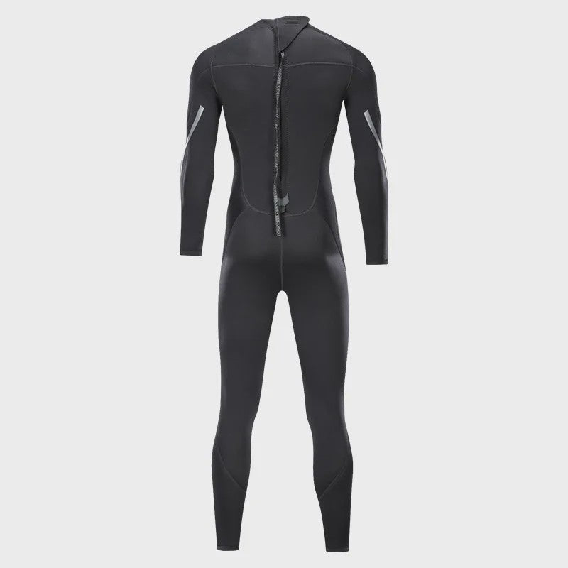 Heren 3mm Neopreen Wetsuit - Lange Mouwen, Full Body Duikpak voor Zwemmen, Surfen & Triathlon