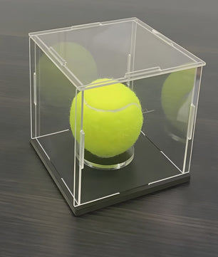 Acryl Display Box met Bodemplaat - Stofvrij Presenteren van Sportballen