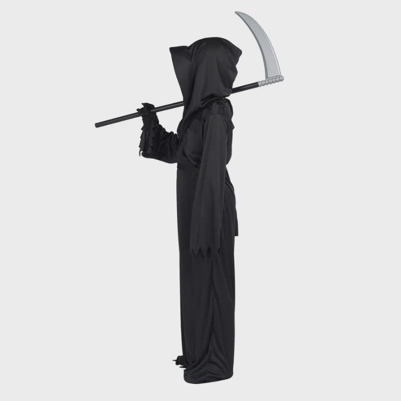 Grim Reaper Kostuum Halloween - Doodskostuum met Kap en Zeis voor Volwassenen