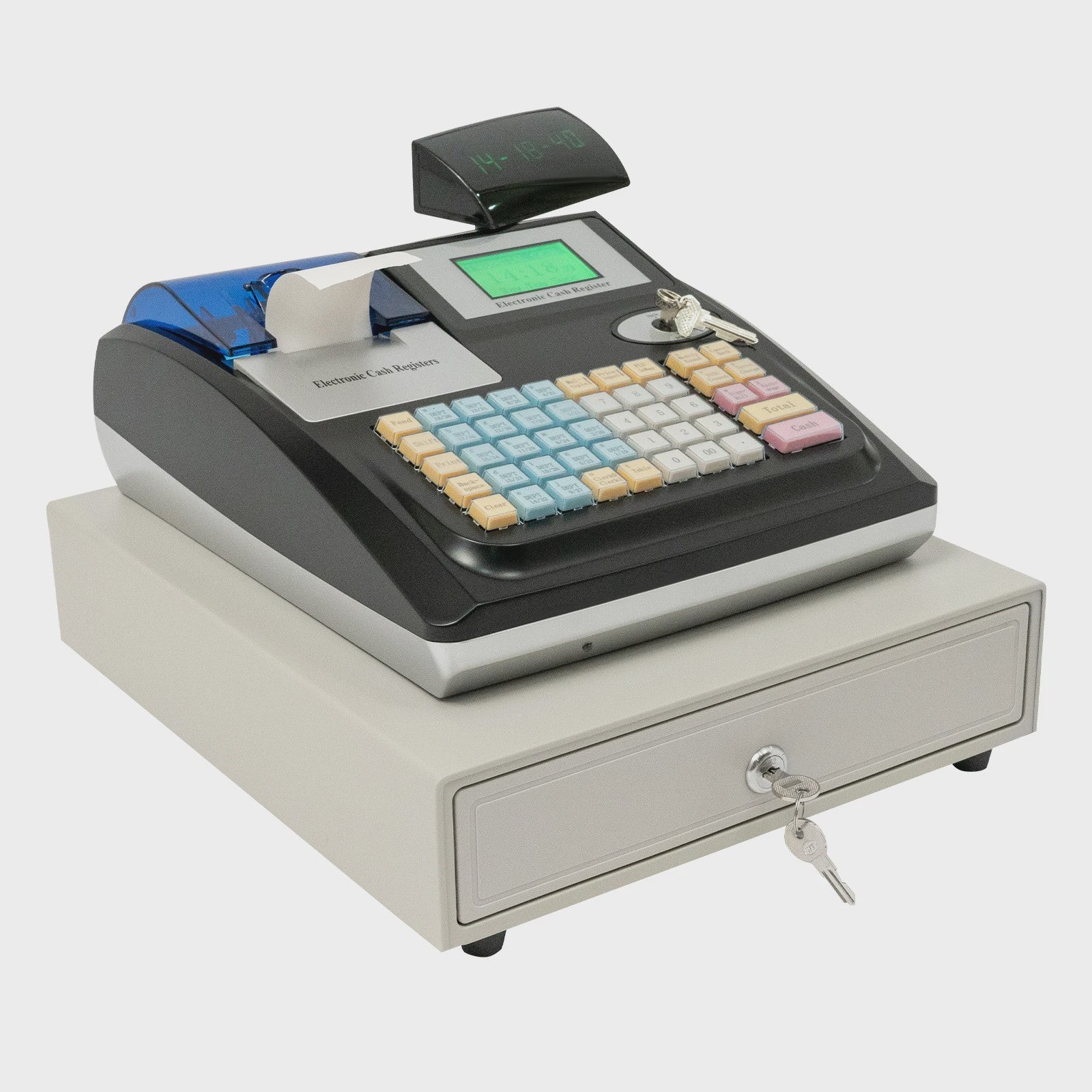 Robuuste Elektronische Kassasysteem met Dubbel Display, Biljetdetector & USB/RS232
