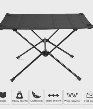 WESTTUNE Campingtafel Opvouwbaar Lichtgewicht Aluminium & 1680D Oxford Doek - Draagbaar voor Outdoor Picknick