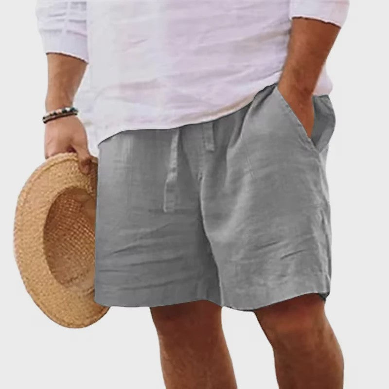 Lichtgewicht Heren Katoenen Shorts - Comfortabel voor Sport, Strand & Casual