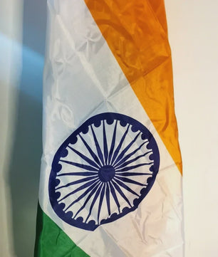 Indiase Vlag Tiranga - Polyester 3x5ft & 2x3ft met Messing Oogjes
