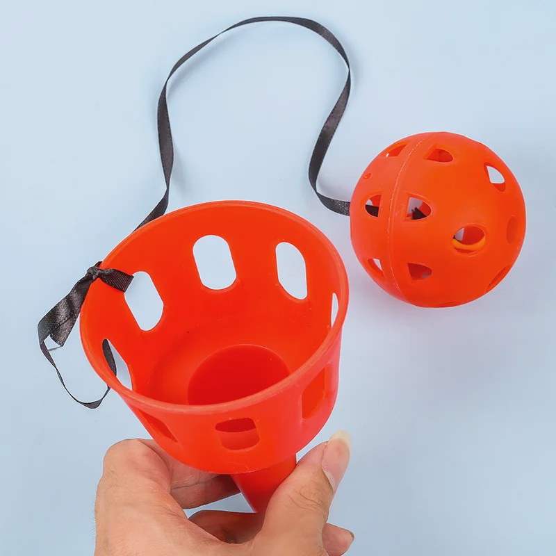 Vangspel Set met Bal en Koord - Outdoor Kinderspel voor Hand-Oog Coördinatie