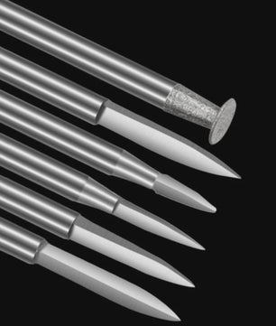 6-delige Houtsnij Boorbeitel Set voor Dremel - 2.35/3mm Schacht