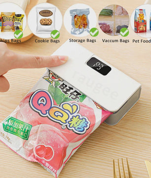Draagbare Mini Heat Sealer & Bag Opener - 2-in-1 Keukenapparaat voor Voedselverpakking