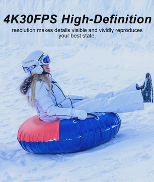 Ourlife 4K Action Camera Ultra HD 16MP met WiFi, 30M Waterdicht & 170° Groothoek