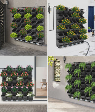 Verticale Wandplanter met Timer - Zelfwaterend - 36 Vakken - 100x118.5cm