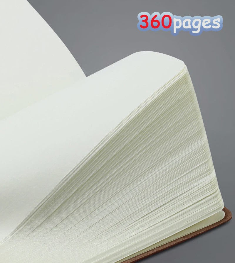 A6 Notitieboek 360 Pagina's - Lijn of Blanco - Dagboek, Planner, Journal