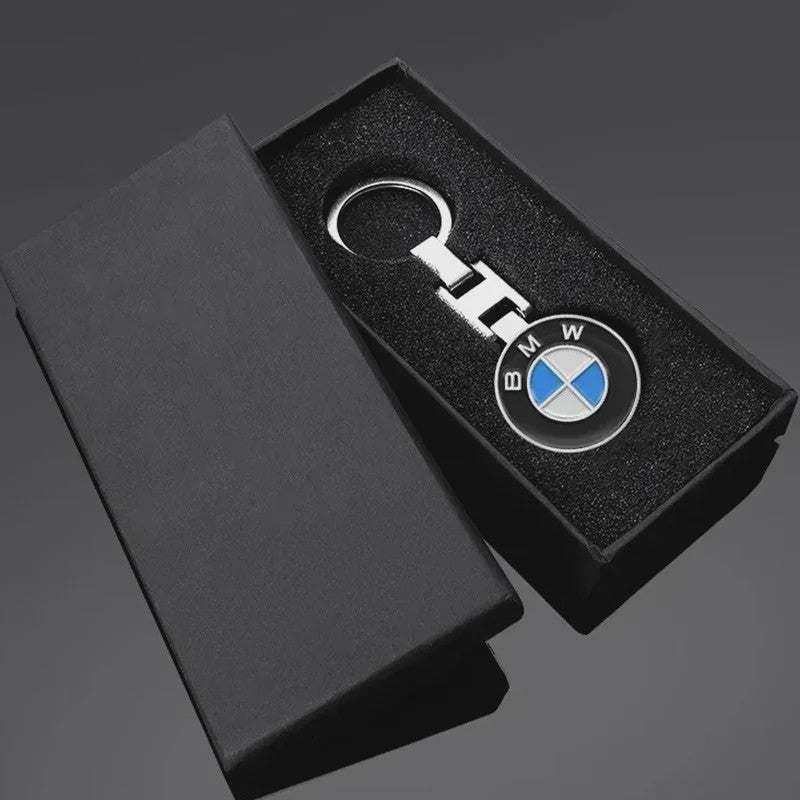 Metalen 3D BMW Autosleutelhanger Ring met Embleem - Auto Accessoires