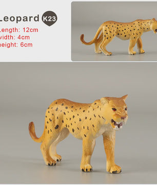 Realistische Dierenfiguren Set: Leeuw, Tijger, Zebra, Antilope & Meer