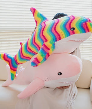Grote Zachte Knuffel Haai Pluche Speelgoed 140cm - Leuk Cadeau voor Kinderen