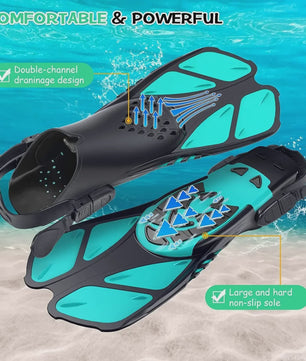 Verstelbare Duikvinnen voor Volwassenen - Comfortabel Snorkelen & Zwemmen