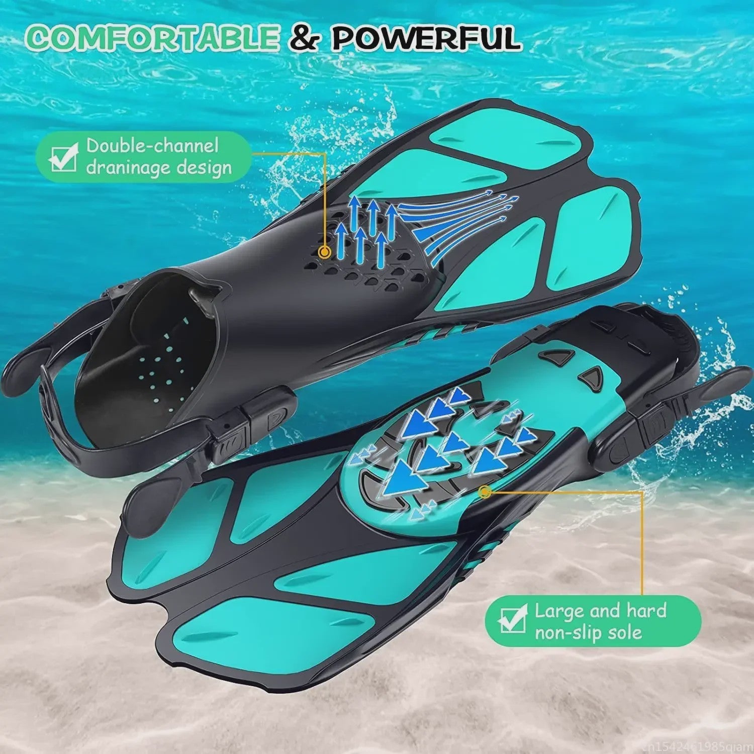Verstelbare Duikvinnen voor Volwassenen - Comfortabel Snorkelen & Zwemmen