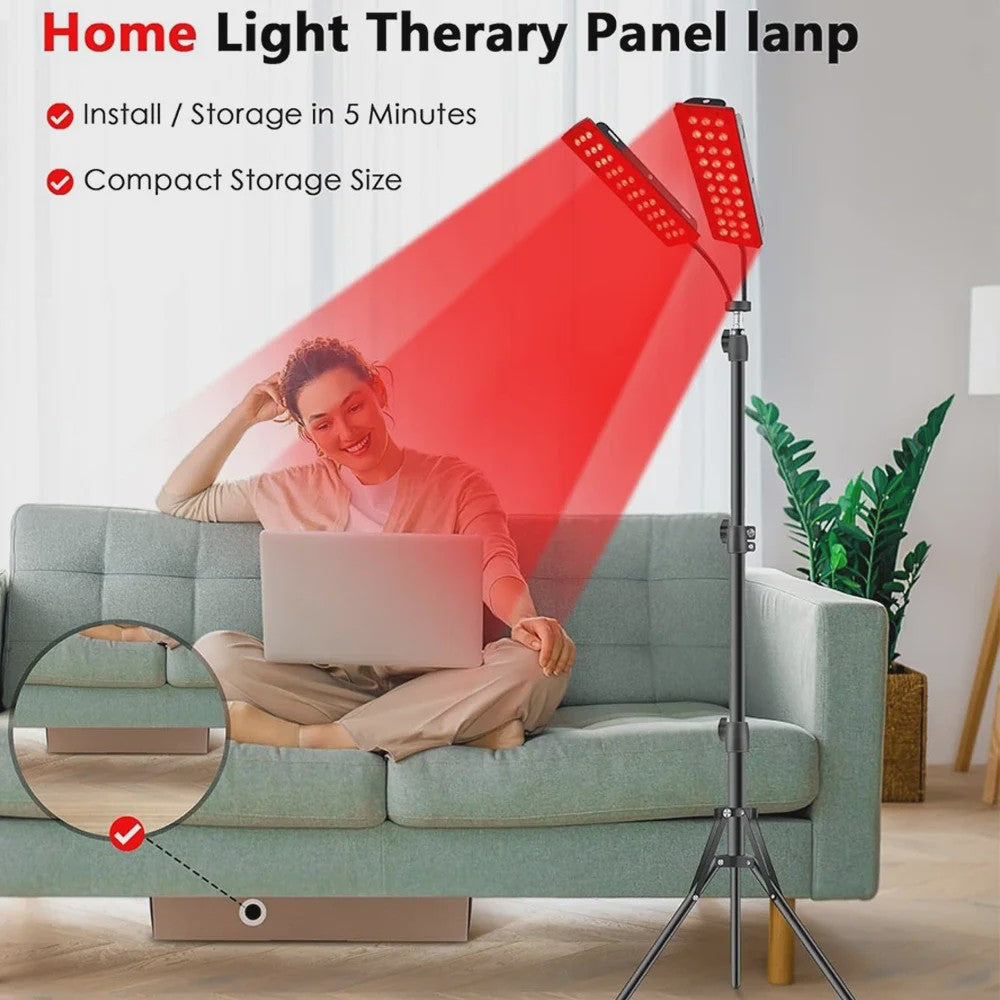 Professionele Roodlichttherapie Lamp 660nm & 850nm voor Huidverzorging en Pijnverlichting